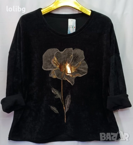 Италиански дамски блузи 2Х-3ХЛ размер., снимка 7 - Блузи с дълъг ръкав и пуловери - 52303437