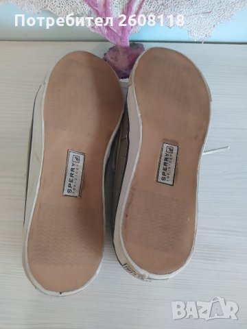 Sperry Top-Sider яхтени дамски обувки – каки, меки удобни, снимка 5 - Други - 29090054