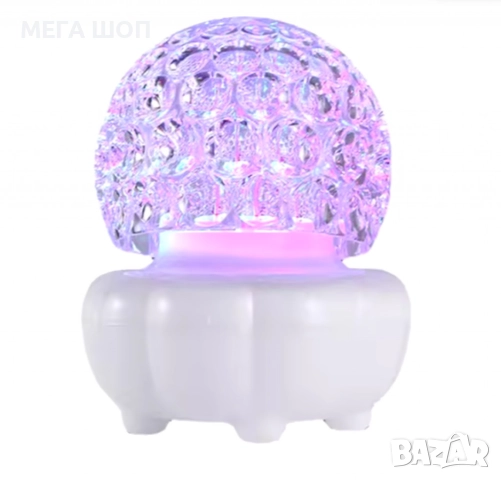 Коледна кристална въртяща се топка LED светлина, снимка 2 - Декорация за дома - 52587315