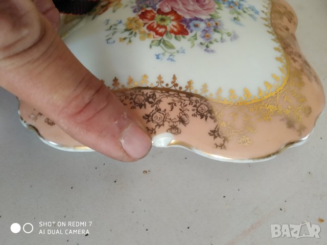 порцеланова кутия-барок, снимка 5 - Други ценни предмети - 37481628