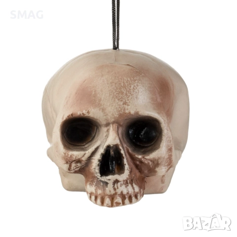 Halloween / Хелоуин висящ череп – декорация 15см_1244364