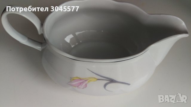 Порцеланов супник + купа за сос, снимка 11 - Прибори за хранене, готвене и сервиране - 34284391
