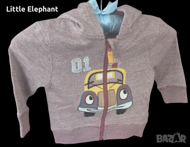 Суитчер училищен автобус за момченце на 9-12 мес,колекция"School",Англия/нов 