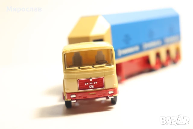 HERPA H0 1/87 MAN КАМИОН МОДЕЛ ТРАНСПОРТ НА СТЪКЛО, снимка 3 - Колекции - 50964939