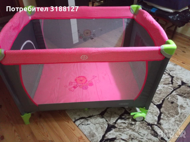 Преносимо детско сгъваемо легло и матрак