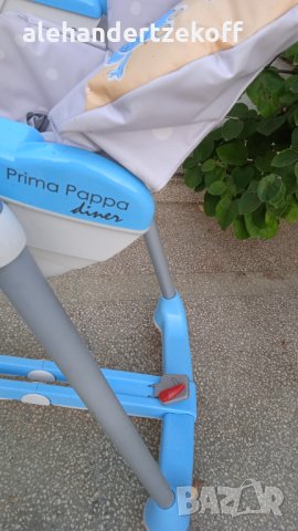 Детско бебешко столче стол за хранене prima pappa diner, снимка 2 - Столчета за хранене - 34477712