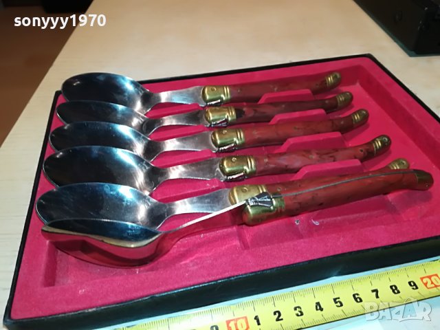 laguiole made in france-лъжици 6бр 0711221027, снимка 2 - Колекции - 38586112