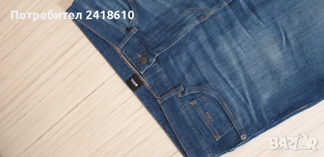 Hugo Boss Delano Slim Fit Candiani Denim Italy Mens Size 33/32 ОРИГИНАЛ Мъжки Дънки!, снимка 10 - Дънки - 51365940
