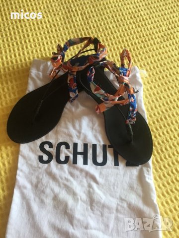 80 лв до 30.07!SCHUTZ,маркови ест,кожа сандали , снимка 3 - Сандали - 33729563