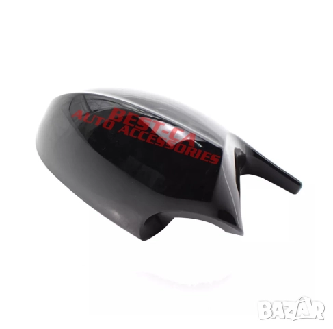 Капаци за огледала със щипки черен пиано лак Batman Style подходящи за BMW E81 E82 E87 E88 E90 E91 , снимка 5 - Аксесоари и консумативи - 51932296