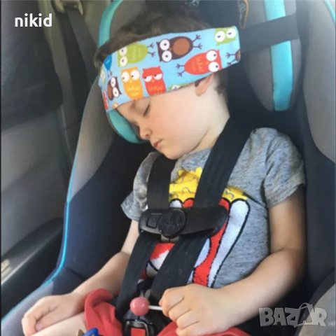 предпазна лента колан забрадка предпазител за сън в автомобил на път за дете бебе, снимка 17 - Други - 15807633