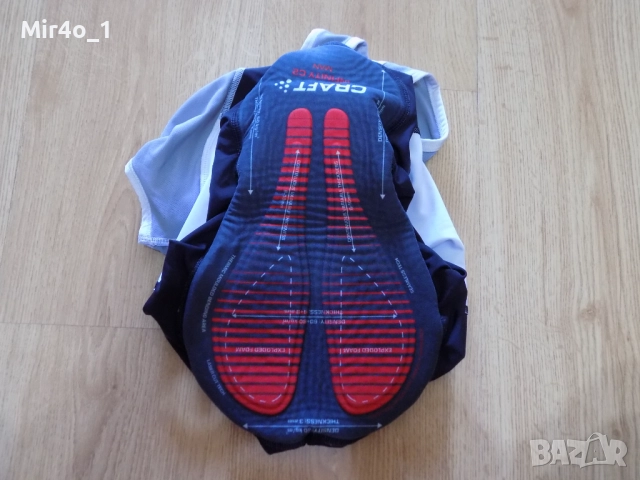 вело клин craft екип джърси шорти къси панталони шосейно колоездене мъжки оригинален L, снимка 4 - Спортни дрехи, екипи - 51738777