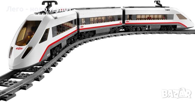 Употребявано LEGO City Train Скоростен пътнически влак 60051, снимка 8 - Конструктори - 42925174