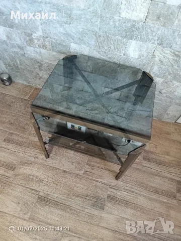 Стъклена Масичка , снимка 4 - Маси - 48519362