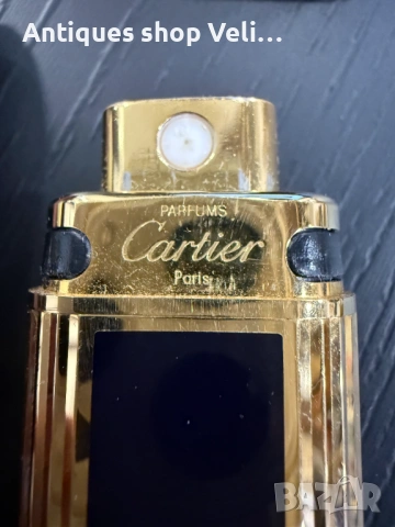 Позлатено шишенце за парфюм Cartier №8015 , снимка 5 - Антикварни и старинни предмети - 53947925