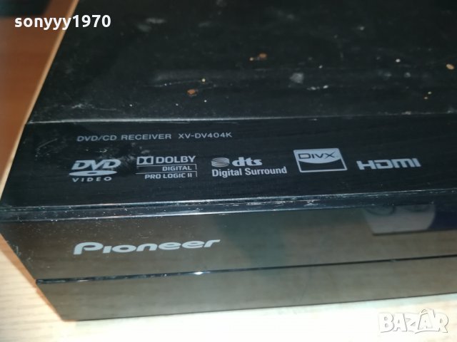 pioneer xv-dv404k dvd/cd receiver-usb/hdmi/внос switzerland, снимка 6 - Ресийвъри, усилватели, смесителни пултове - 30234824