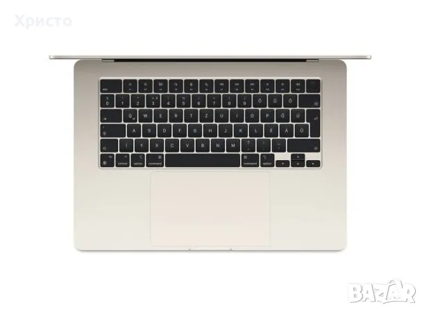 НОВ!!! Лаптоп Apple MacBook Air 13", Apple M3, 8 ядра CPU и 8 ядра GPU, 8GB, 256GB, Starlight, снимка 3 - Лаптопи за работа - 48917914