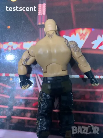 Екшън фигура WWE Braun Strowman Брон Строуман Elite Mattel играчка figure bald, снимка 10 - Колекции - 48386480