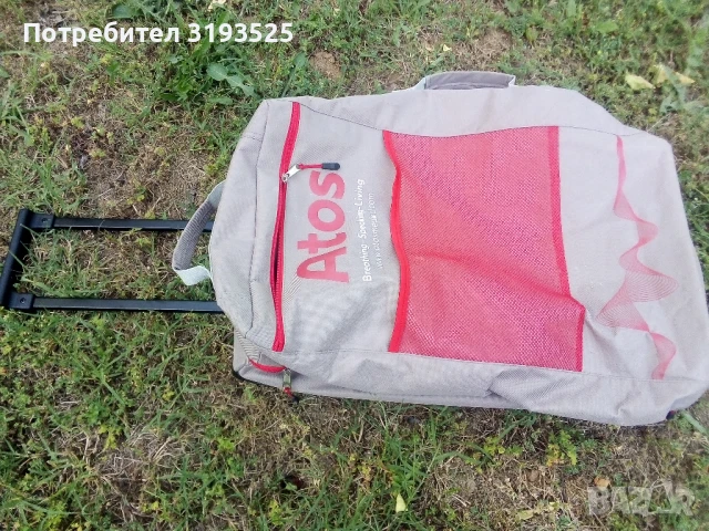 Пътнически сак с телескопична дръжка и колелца, снимка 2 - Сакове - 50674793