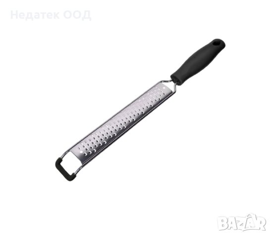  Кухненско ренде, метално, едностранно с черна дръжка