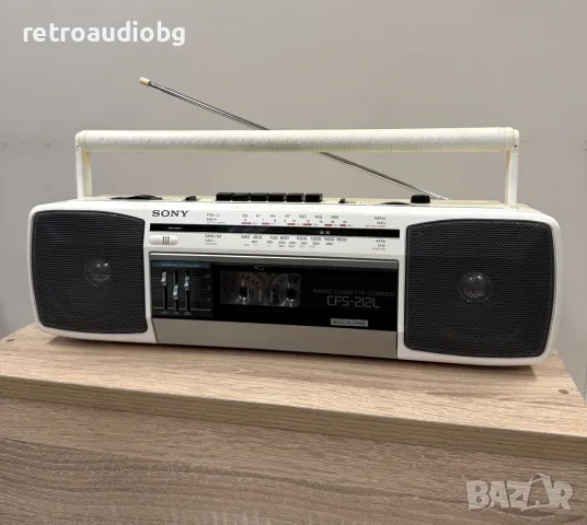 🔈Ретро радиокасетофон Sony CFS-212L – Boombox - профилактиран🔈