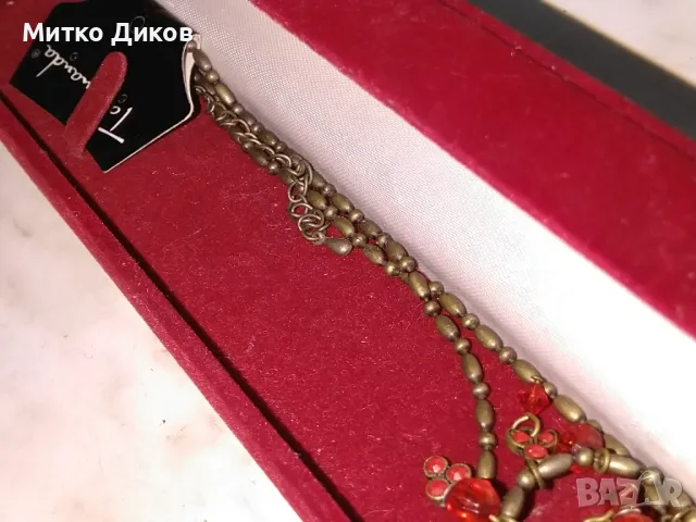 Taramanda марково ново колие с камъчета от Тайланд с кутия, снимка 5 - Колиета, медальони, синджири - 48551040