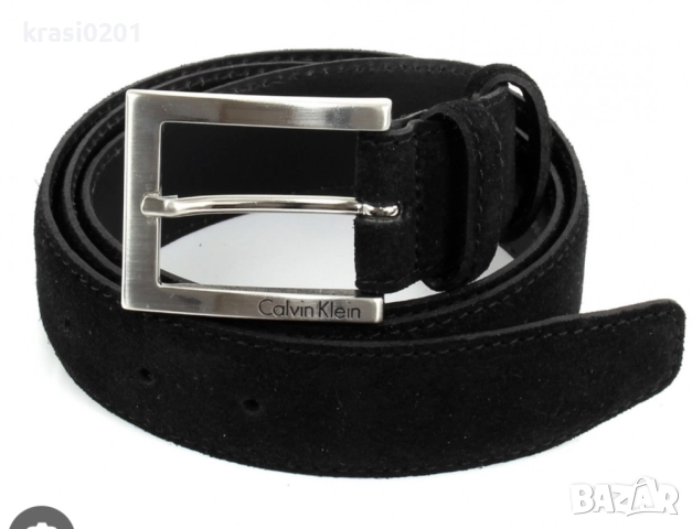 Оригинални, мъжки колани на Calvin Klein! 100% естествена кожа , снимка 5 - Колани - 52495303