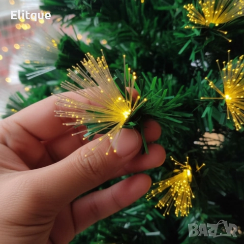 Коледна елха с вградени светлини - магията на Коледа - 150см, снимка 3 - Други стоки за дома - 52449117