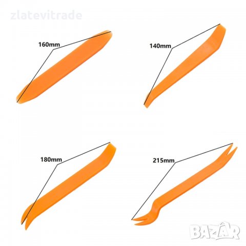 Комплект инструменти за монтаж/демонтаж на интериор за автомобили, снимка 4 - Аксесоари и консумативи - 32024967