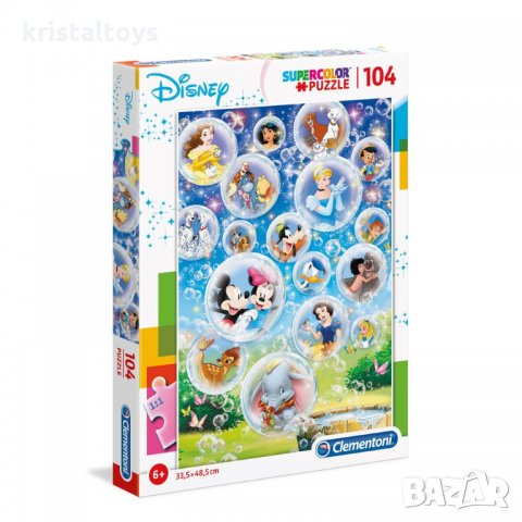 Пъзел 104 части Дисни Класик Disney Classic Клементони Clementoni 27119, снимка 1 - Игри и пъзели - 29159995