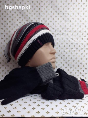 Дамски плетен комплект  -65, снимка 2 - Шапки - 35274294