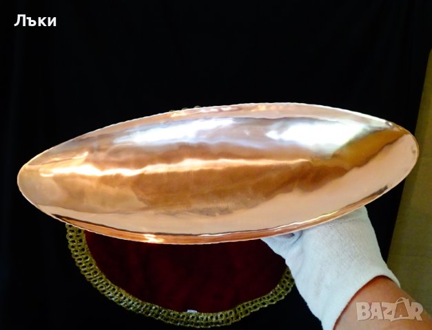 Медна фруктиера,гондола,жардениера 38 см. , снимка 9 - Антикварни и старинни предмети - 36814148