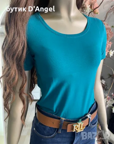 Тениска с изчистен дизайн, памук/ликра 