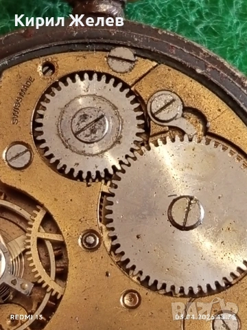Джобен часовник H.Samuel Manchester рядък за КОЛЕКЦИОНЕРИ 35263, снимка 10 - Антикварни и старинни предмети - 54078042