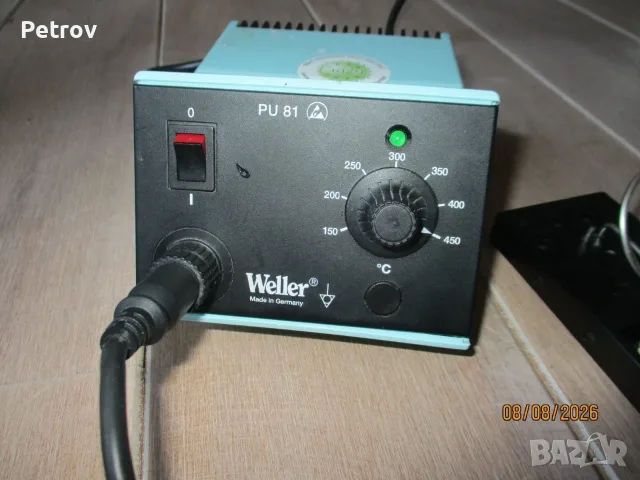 Weller - PU 81 - Made in Germany - !! Нов Внос !! - ПРОФЕСИОНАЛНА Станция за запояване - GERMANY !!!, снимка 2 - Други инструменти - 55731070
