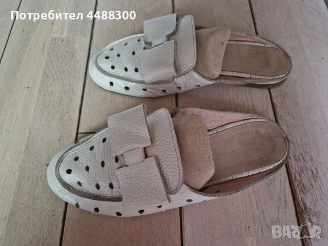 Италиански летни обувки/чехли от естествена кожа , снимка 3 - Сандали - 50489107