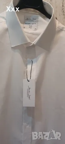 Бяла мъжка риза, снимка 4 - Ризи - 49988089
