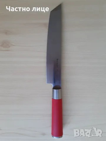 Готварски нож F. Dick Red Spirit Tanto, острие 21 см, снимка 4 - Ножове - 55842117