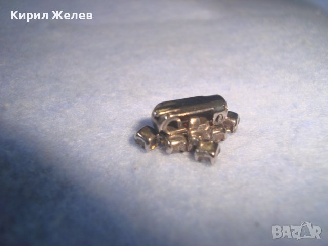 МИНИАТЮРНО ПОСРЕБРЕНО КРЪСТЧЕ с КРИСТАЛЧЕТА МЕДАЛЬОНЧЕ УКРАШЕНИЕ 11852, снимка 5 - Колиета, медальони, синджири - 36901589