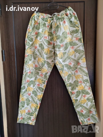 цветен панталон лен 