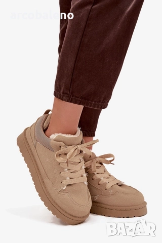 Дамски маратонки с подплата от пух Cyrissa, 3цвята , снимка 7 - Маратонки - 52347106