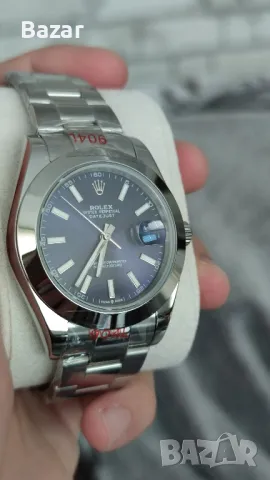 Rolex Datejust Автоматичен Самонавиващ Се Механизъм Automatic Watch Ролекс , снимка 7 - Мъжки - 47788592