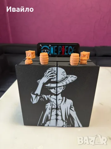 One Piece органайзер за фигурки – 3D принтиран, снимка 2 - Други игри - 56482149