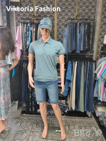 мъжка тениска с яка, снимка 6 - Тениски - 56004661