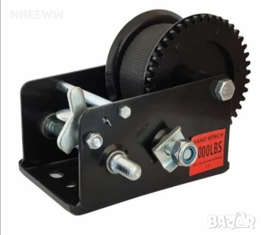 ръчна лебедка с текстилно въже 2500LBS 110кг, снимка 2 - Аксесоари и консумативи - 50683274