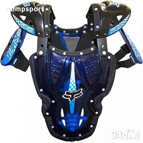 Ризница мото прозрачна FOX. Един размер, който дава възможност за регулиране при раменете, лактите и, снимка 2 - Спортна екипировка - 31540871