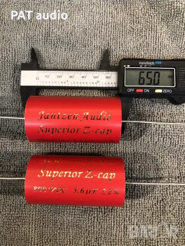 кондензатори Jantzen Audio Superior Z-cap 5.6 uF 800VDC 2%, снимка 2 - Друга електроника - 50152951