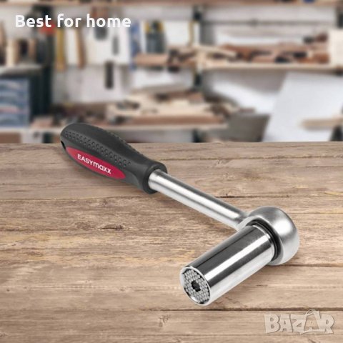 Тресчотка с универсална глава от 7 до 19 мм EASYmaxx Multi