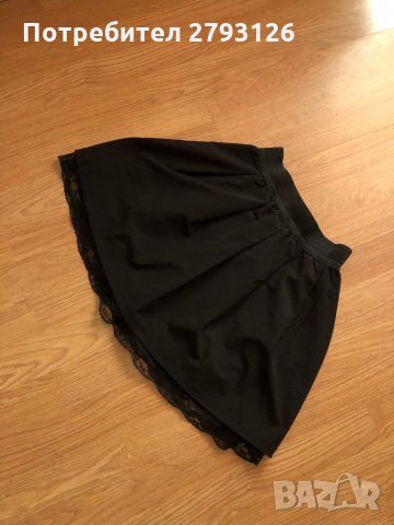 Черна дамска пола