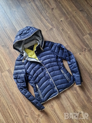 Страхотно дамско пухено яке TOMMY HILFIGER размер S, снимка 5 - Якета - 52569406
